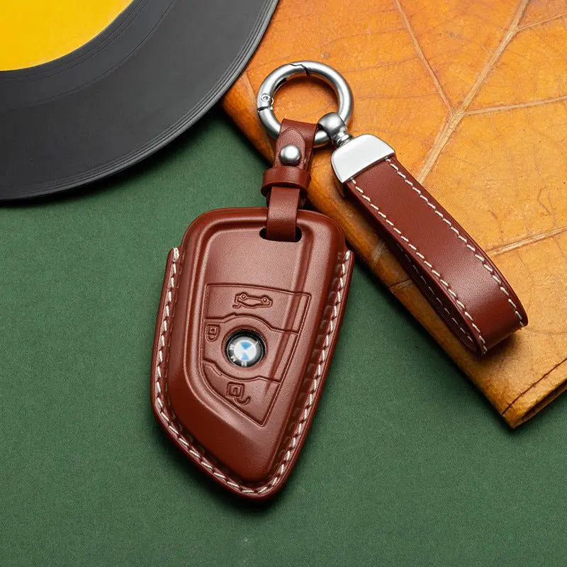 BMW leather key fob cover, view 16