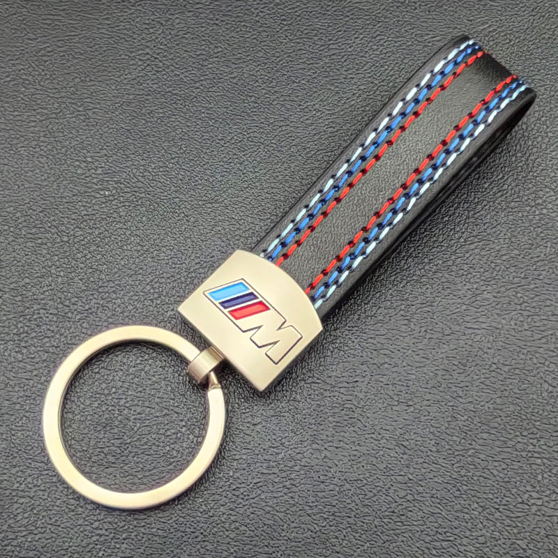 BMW keychain with M stitching – durable and elegant accessory