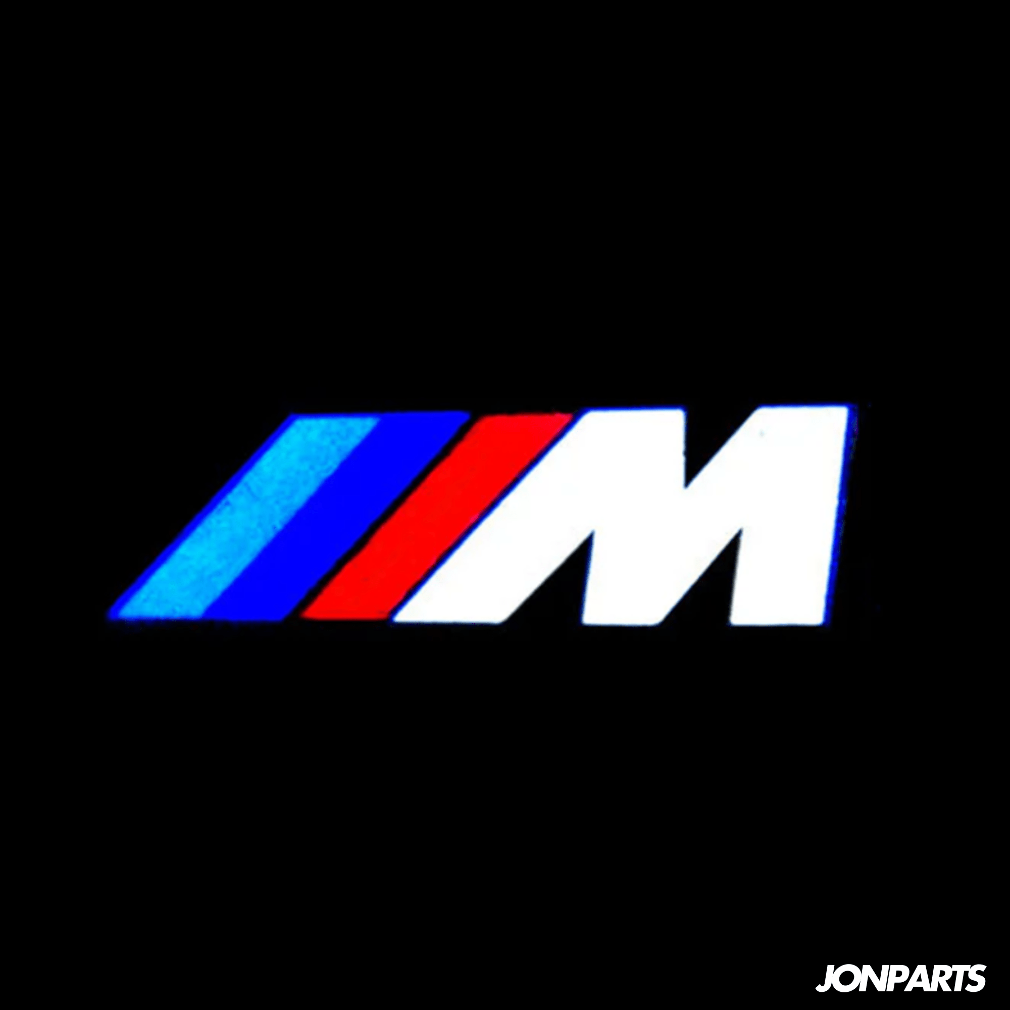 BMW M logo puddle lights – bright LED door projection