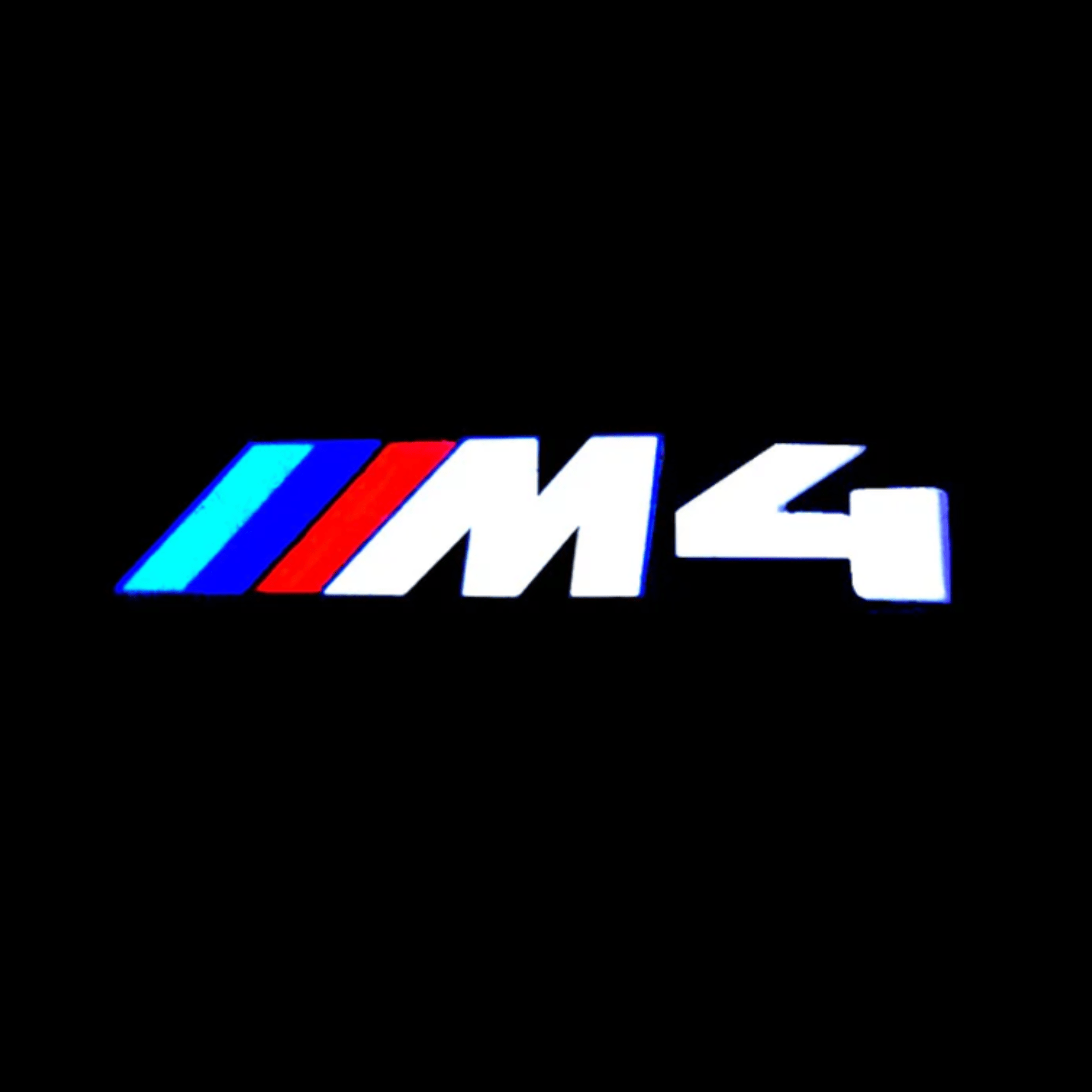 BMW M4 door projector lights – HD logo puddle lights