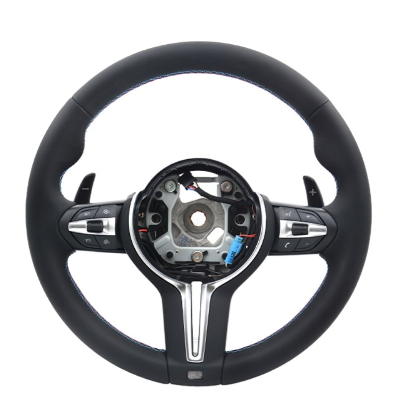 BMW F-Series Nappa leather M Sport steering wheel with tri-stitch design