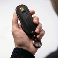 Porsche Alcantara suede key fob cover, view 7