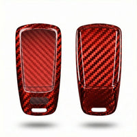 Audi carbon fiber key fob cover, view 2