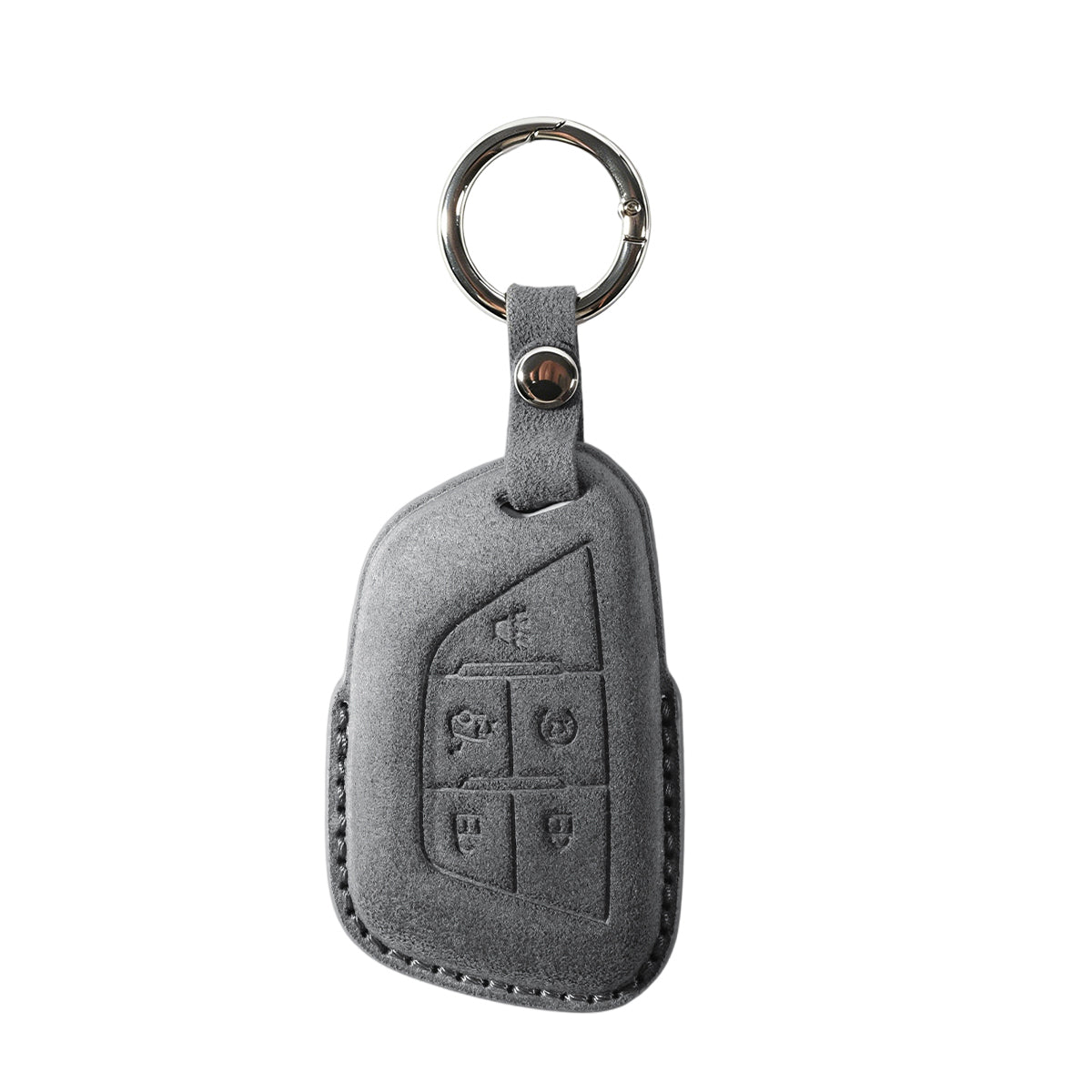 Cadillac Alcantara suede key fob cover