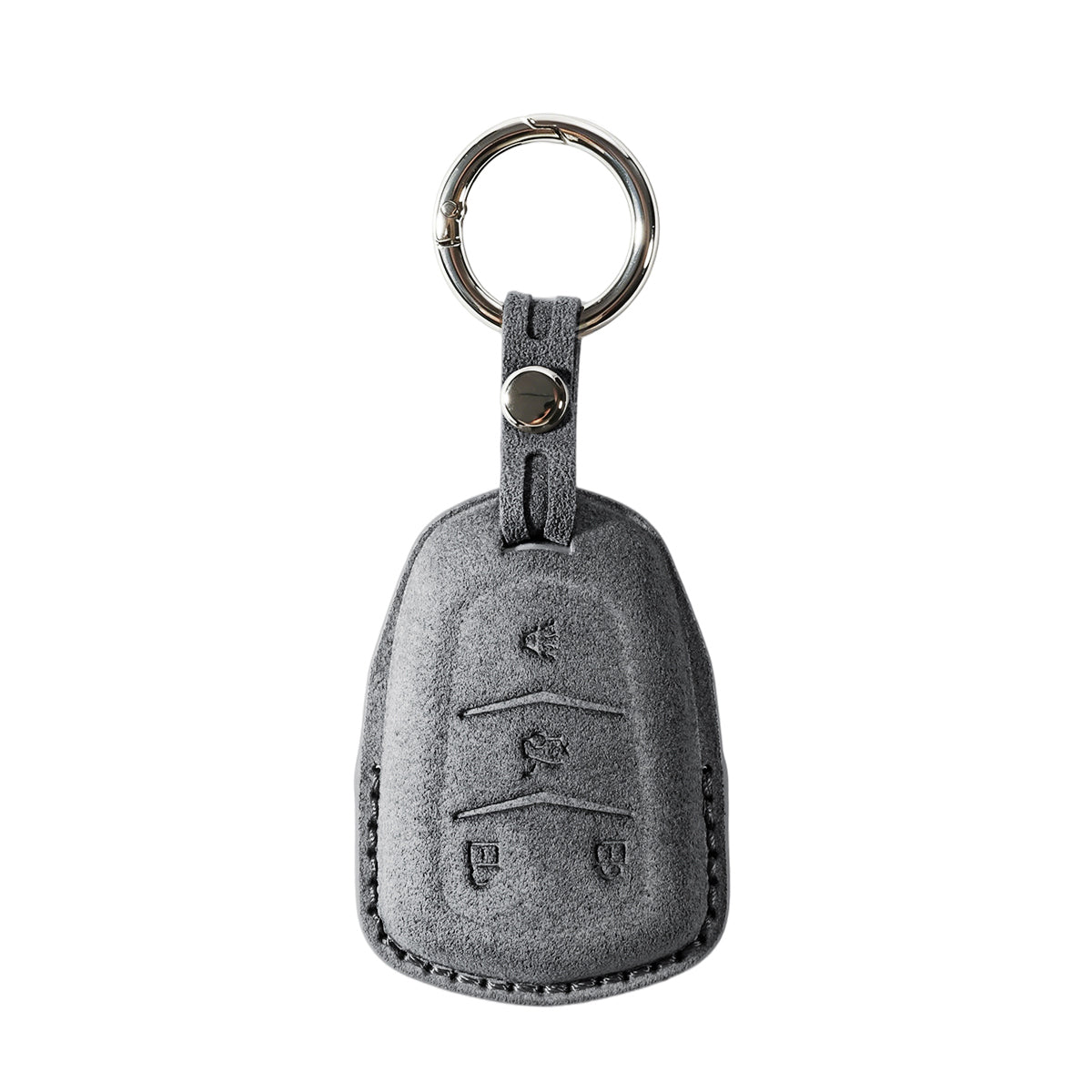 Cadillac Alcantara suede key fob cover
