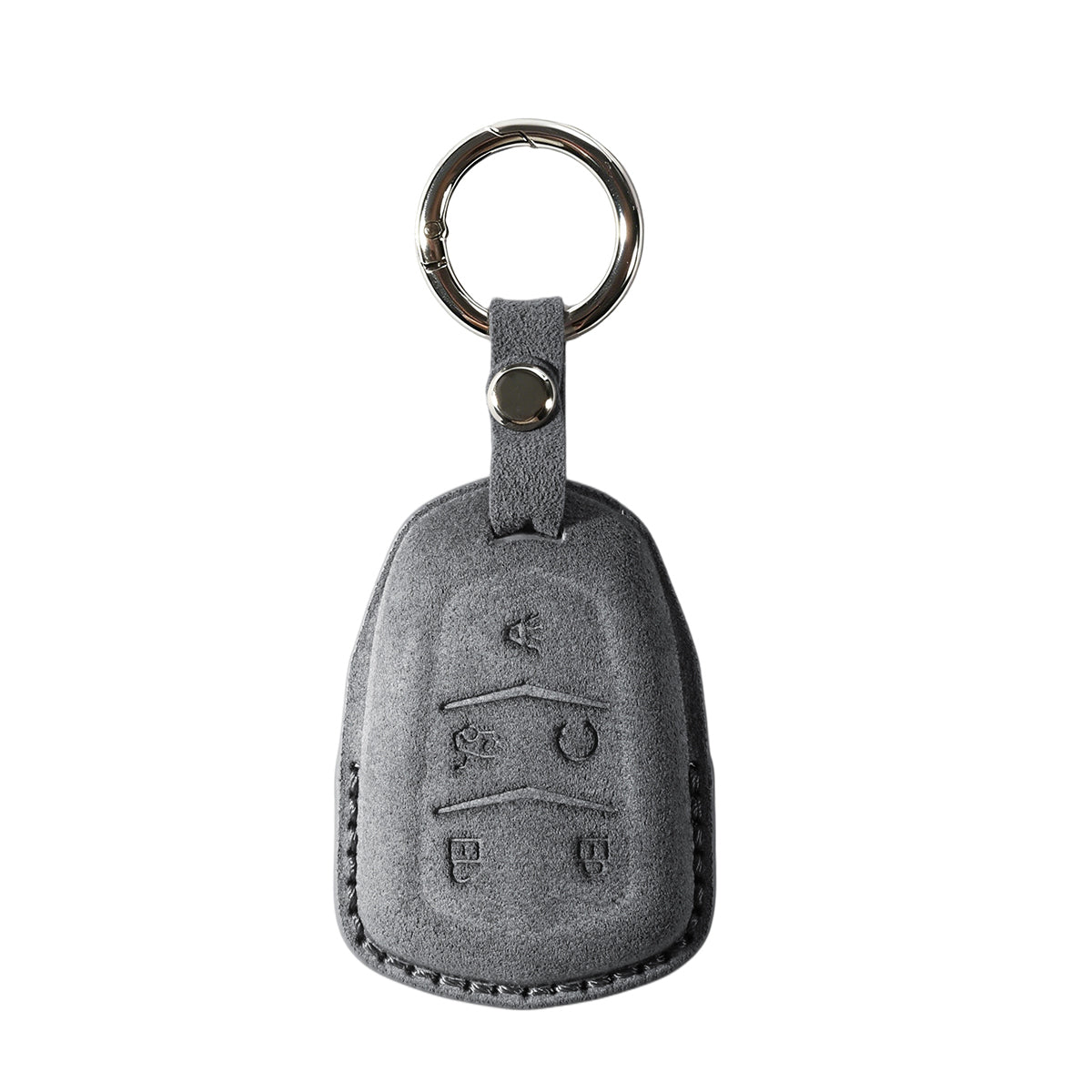 Cadillac Alcantara suede key fob cover