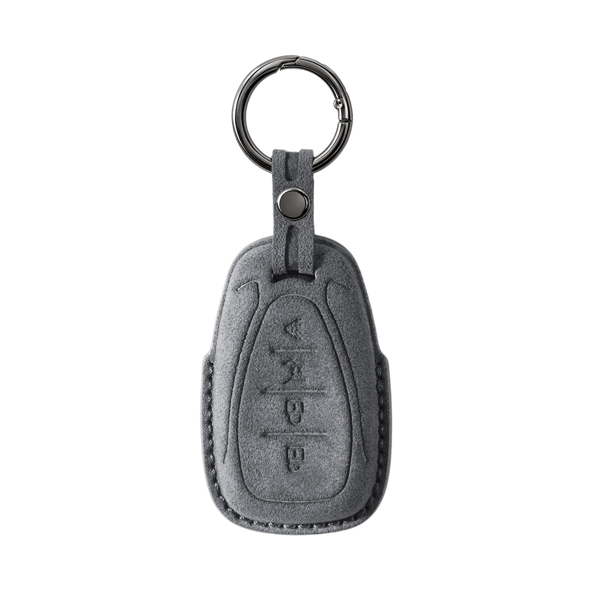 Chevrolet Alcantara suede key fob cover