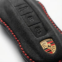 Porsche Alcantara suede key fob cover, view 8