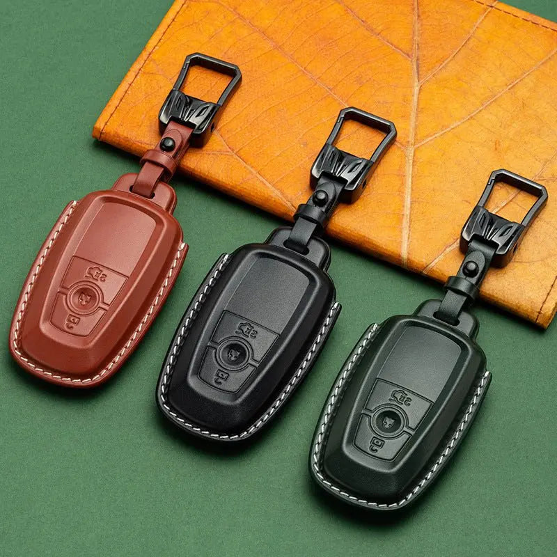 Ford leather key fob cover, view 4