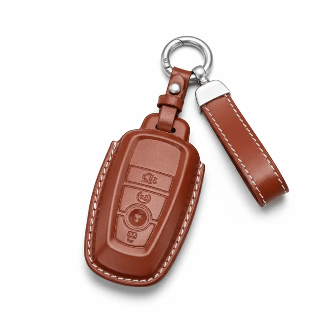 Ford leather key fob cover, view 3