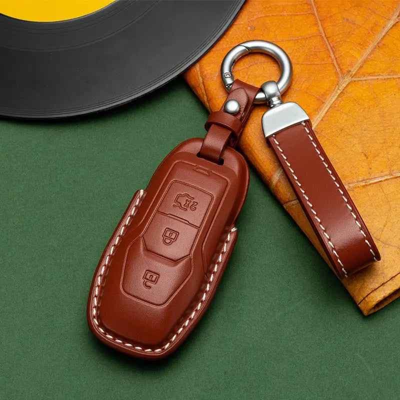 Ford leather key fob cover, view 7