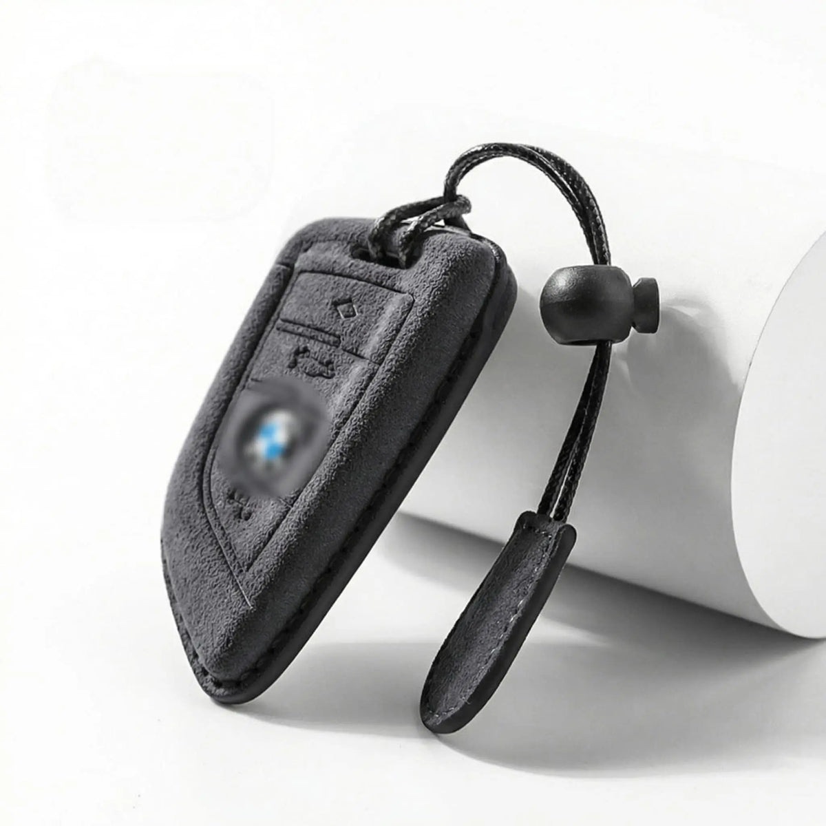 BMW key fob cover in Alcantara suede