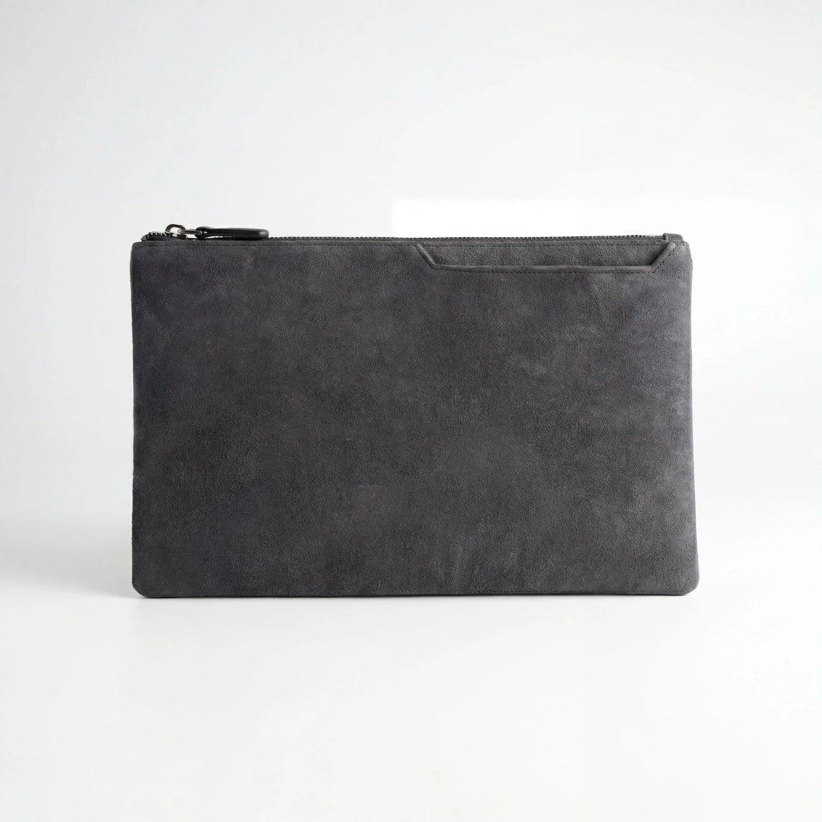 Alcantara Pouch - Dark Grey