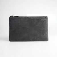 Alcantara Pouch - Dark Grey