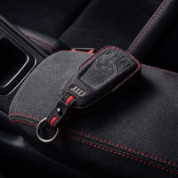 Audi Alcantara suede key fob cover, view 8