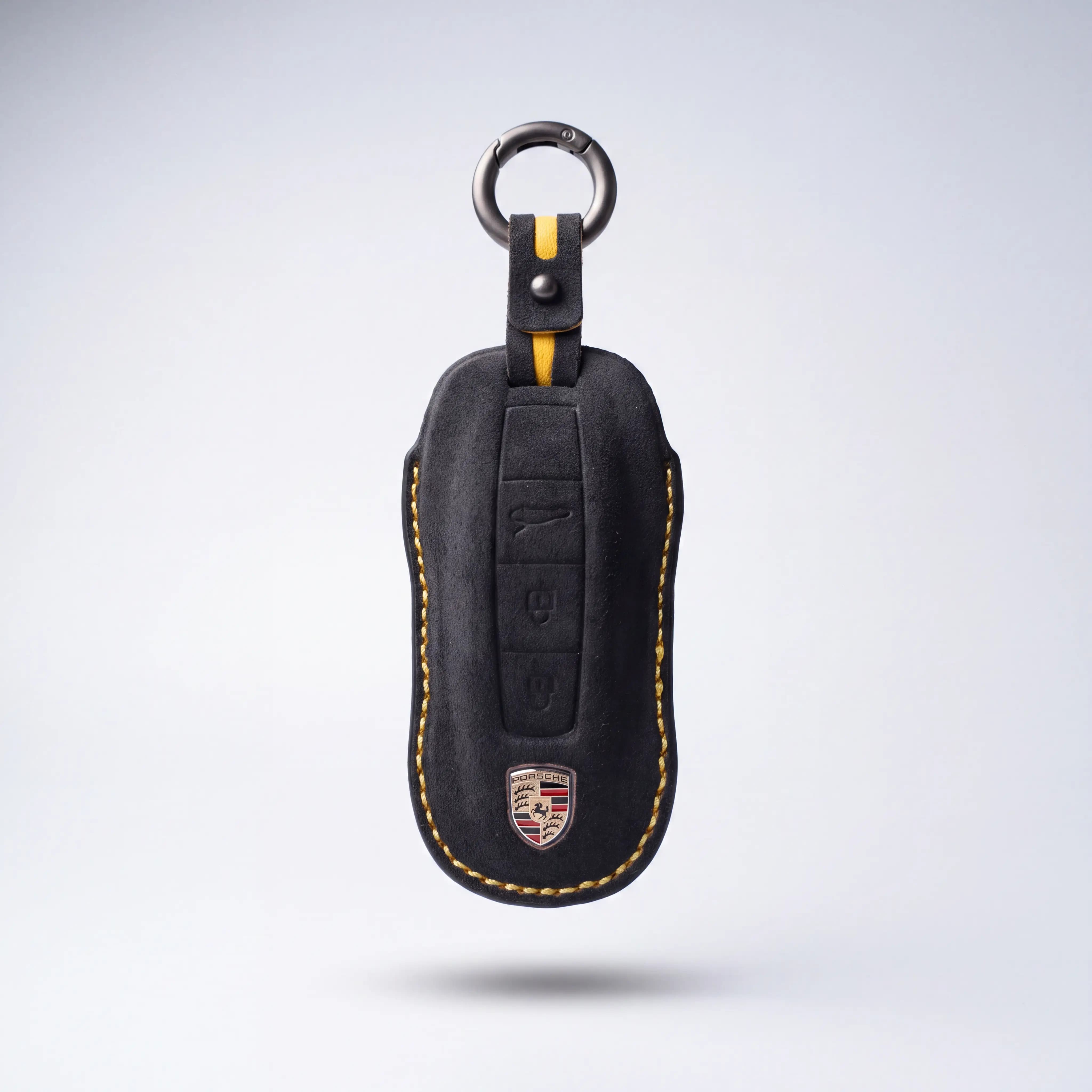 Porsche Key Cover - Alcantara Signature (Contrast Stitching)
