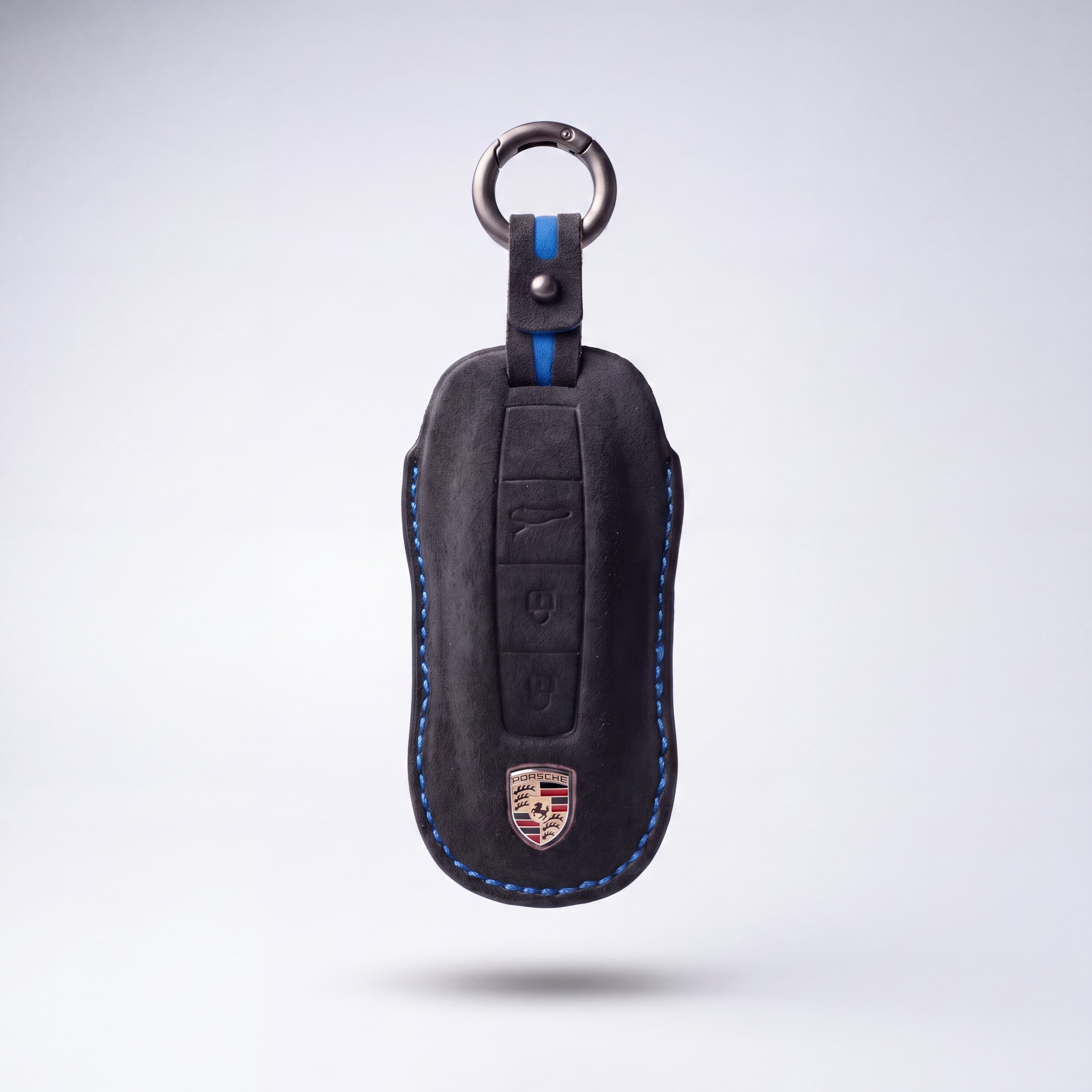 Porsche Key Cover - Alcantara Signature (Contrast Stitching)