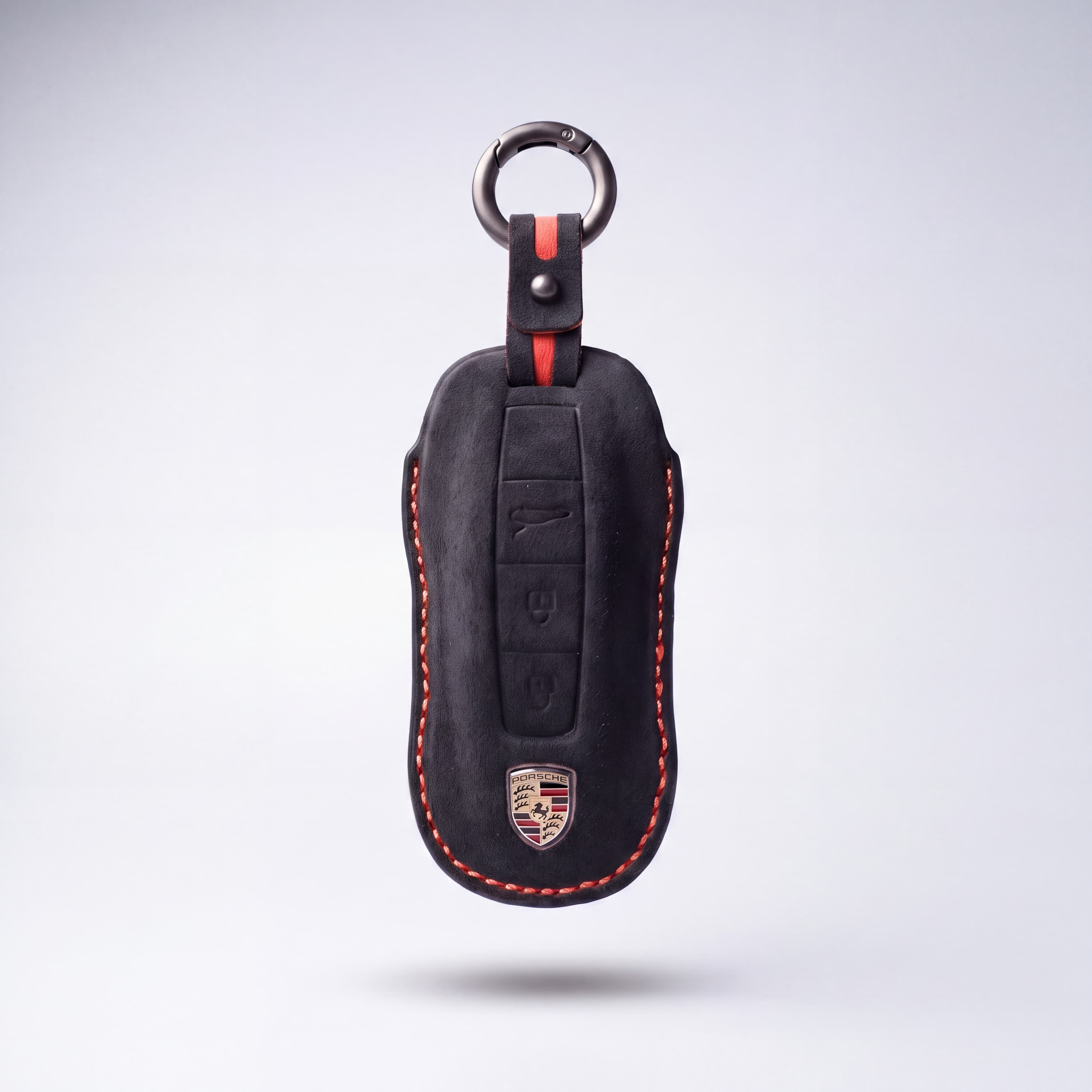 Porsche Key Cover - Alcantara Signature (Contrast Stitching)