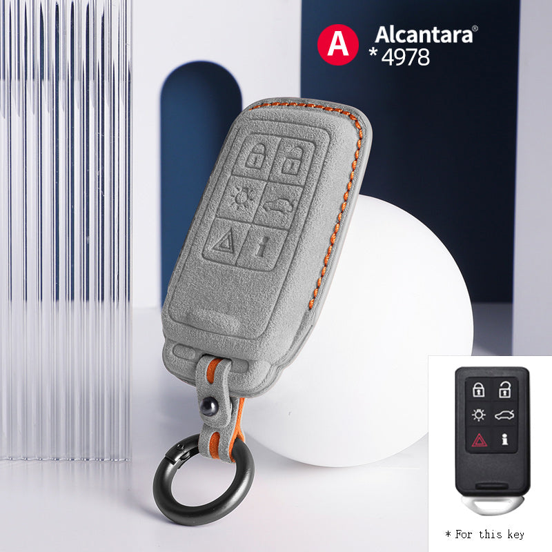 Volvo Key Cover - Alcantara - Type A