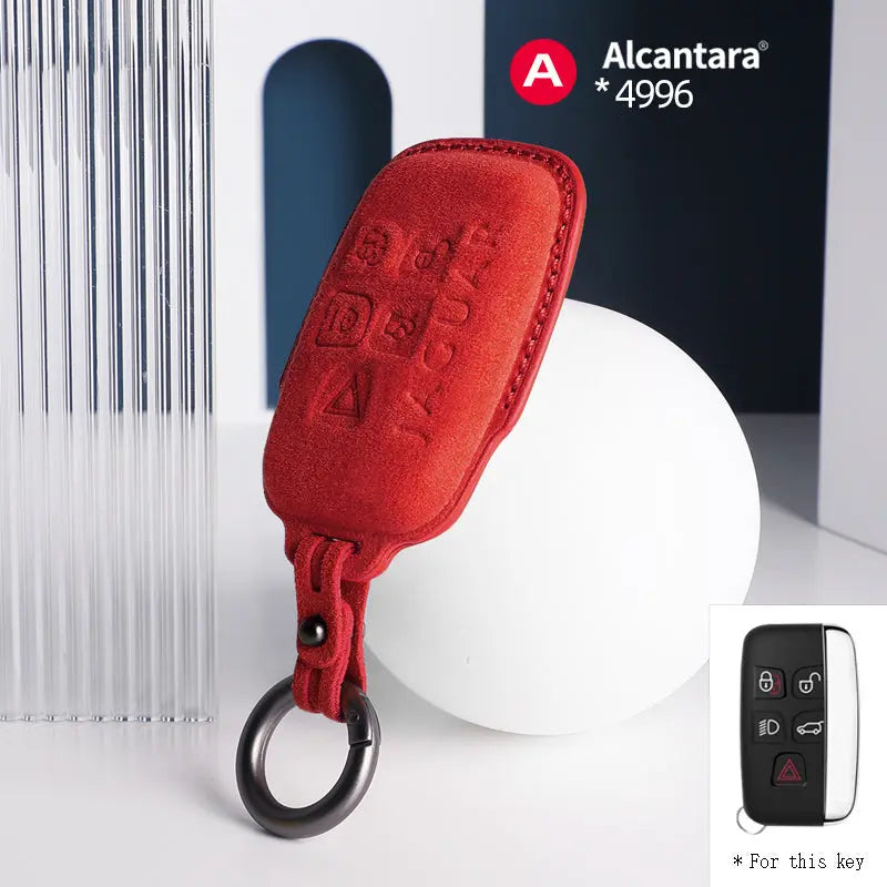 Jaguar Key Cover - Alcantara - Type A Jonparts
