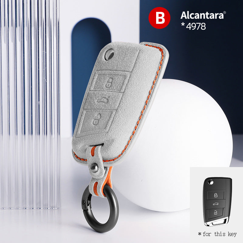 Volkswagen Key Cover - Alcantara - Type B