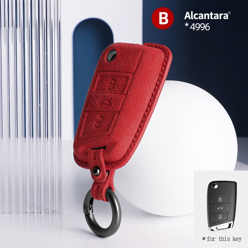 Volkswagen Key Cover - Alcantara - Type B