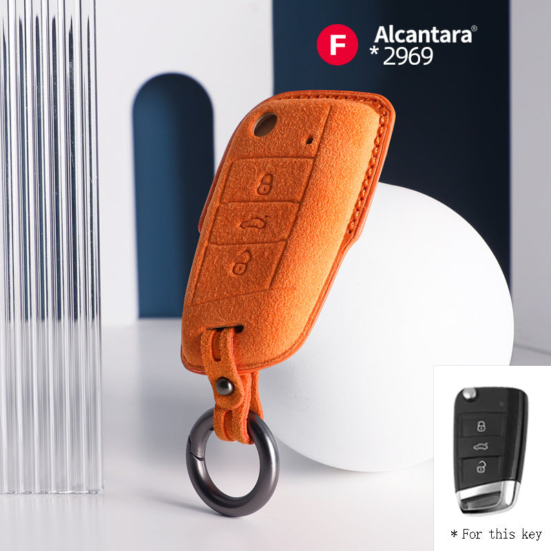Volkswagen Key Cover - Alcantara - Type F
