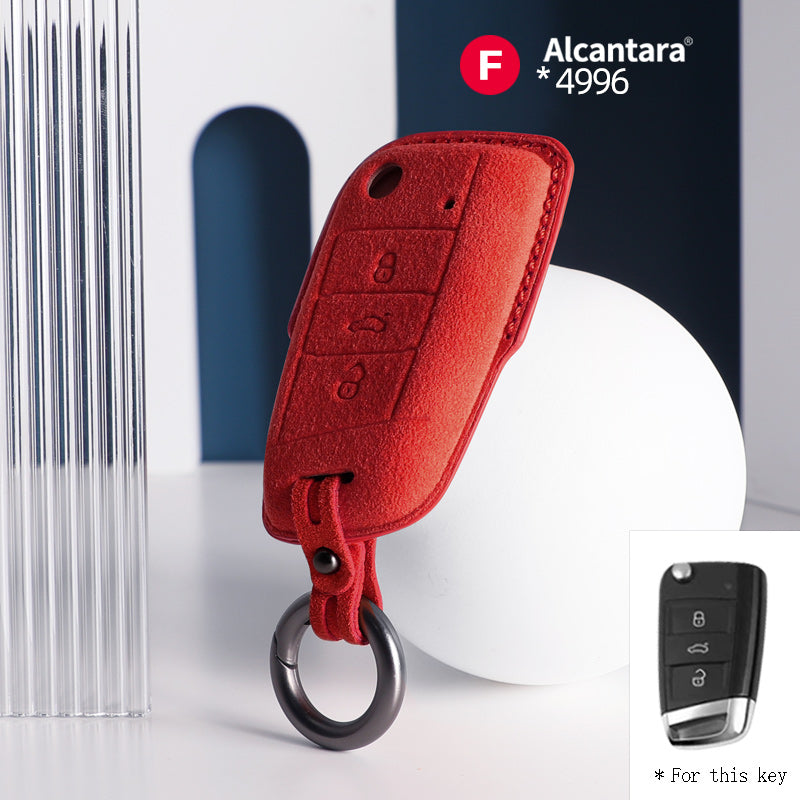 Volkswagen Key Cover - Alcantara - Type F