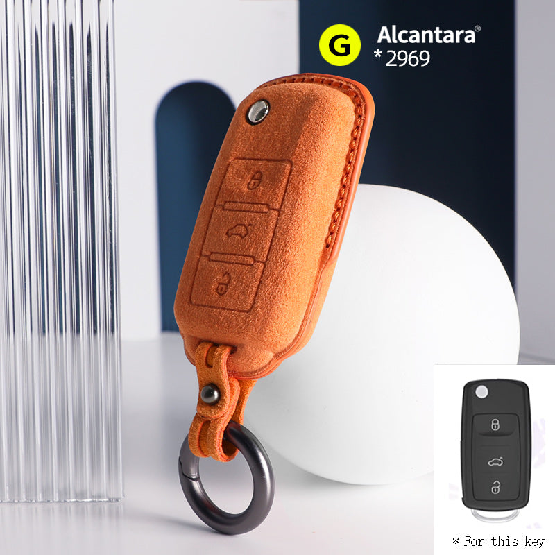 Volkswagen Key Cover - Alcantara - Type G