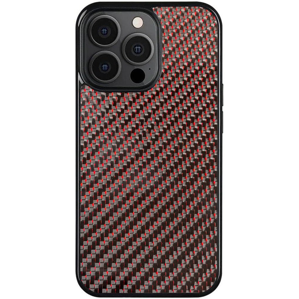iPhone Real Carbon Fiber Case | Red - Jonparts