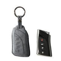 Lexus key fob cover in suede-look microfiber - Type D