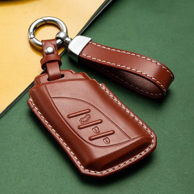 Lexus leather key fob cover, view 6