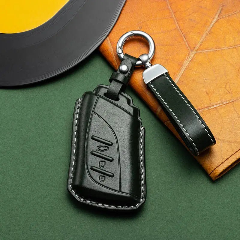 Lexus leather key fob cover, view 5