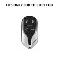 Maserati Alcantara suede key fob cover, view 3