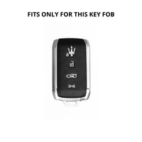 Maserati Alcantara suede key fob cover, view 2