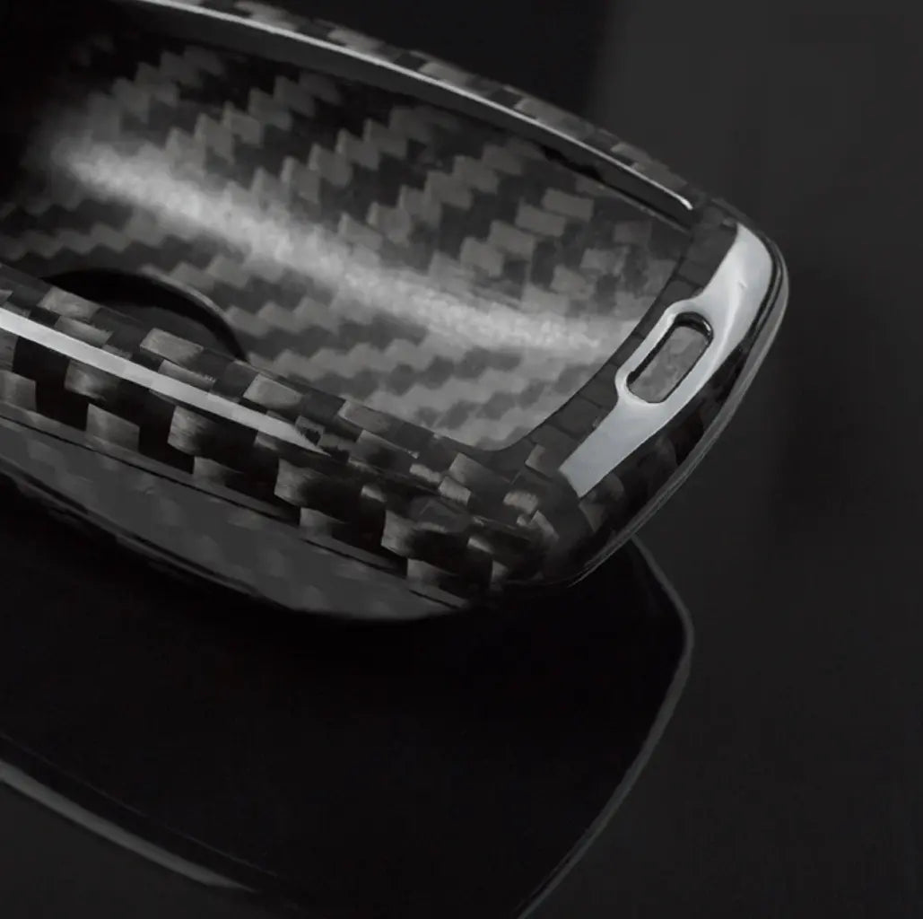 Mercedes-Benz carbon fiber key fob cover, view 9
