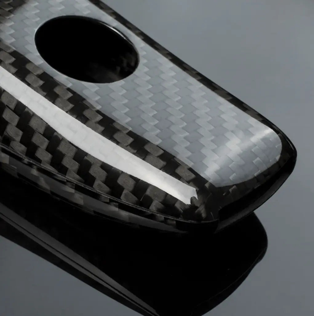 Mercedes-Benz carbon fiber key fob cover, view 8