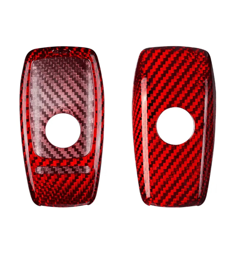 Mercedes-Benz carbon fiber key fob cover, view 2