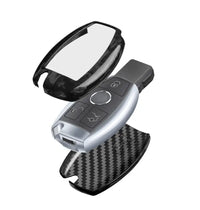 Mercedes-Benz carbon fiber key fob cover, view 3