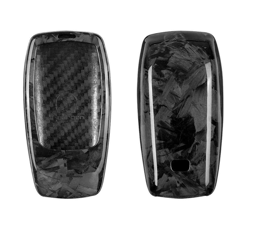 Mercedes-Benz carbon fiber key fob cover, view 5