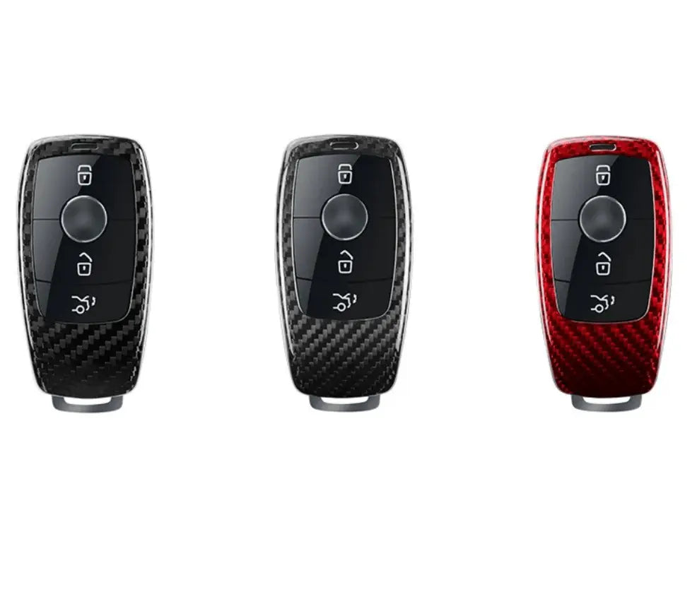 Mercedes-Benz carbon fiber key fob cover, view 7
