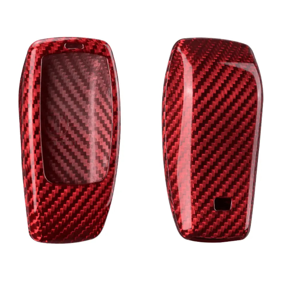 Mercedes-Benz carbon fiber key fob cover, view 2