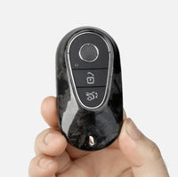 Mercedes-Benz carbon fiber key fob cover, view 9