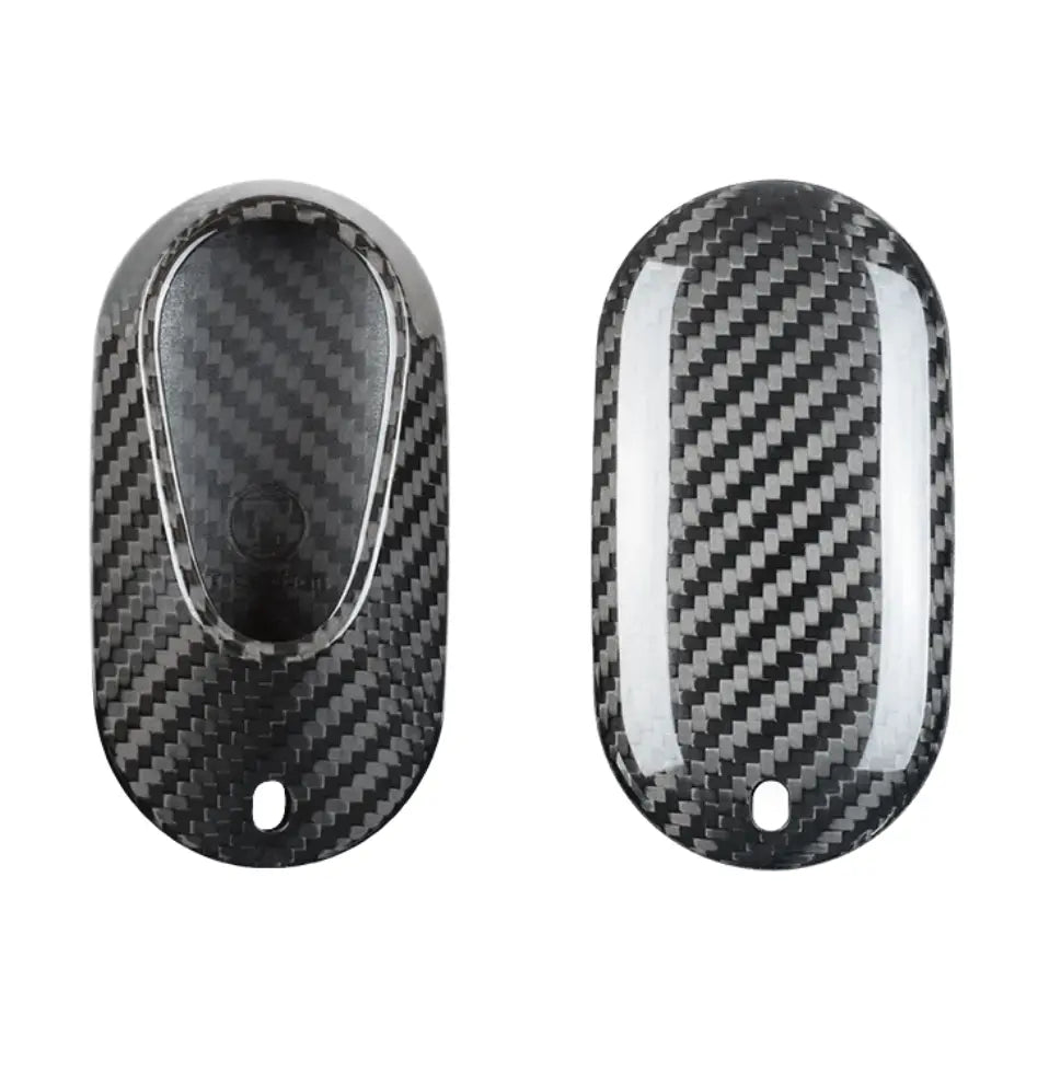Mercedes-Benz carbon fiber key fob cover, view 5