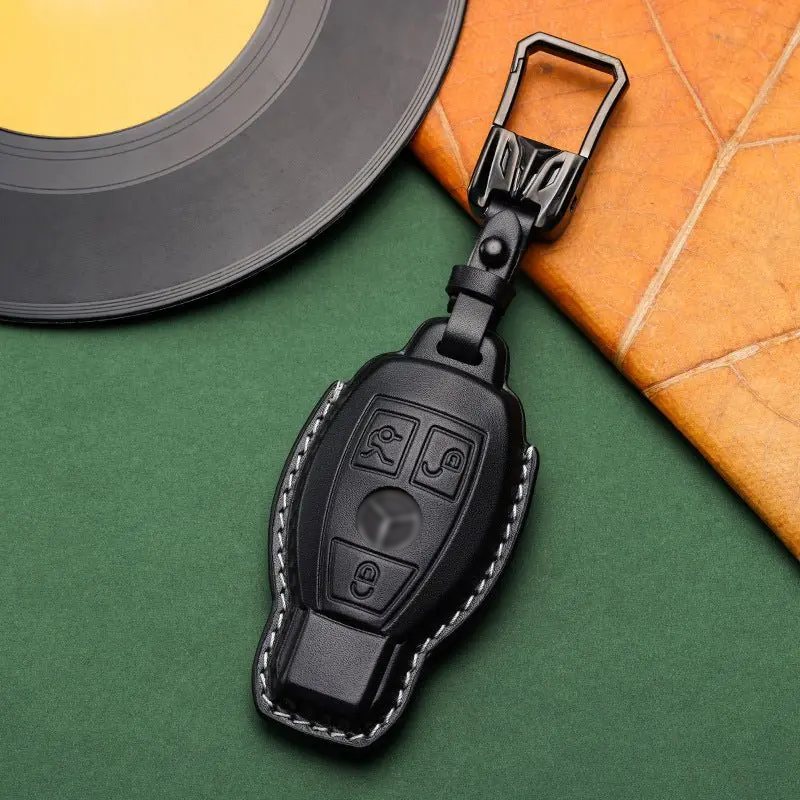 Mercedes-Benz leather key fob cover, view 9