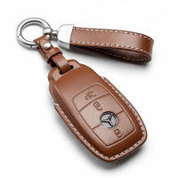 Mercedes-Benz leather key fob cover, view 3