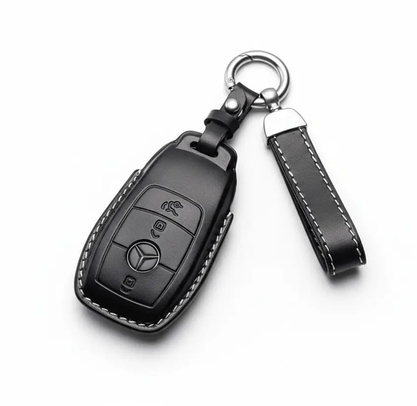 Mercedes-Benz key fob cover in leather