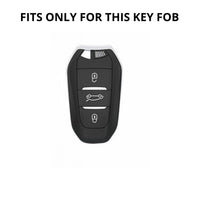 Alcantara suede key fob cover, view 3