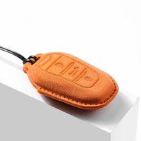 Alcantara suede key fob cover, view 2