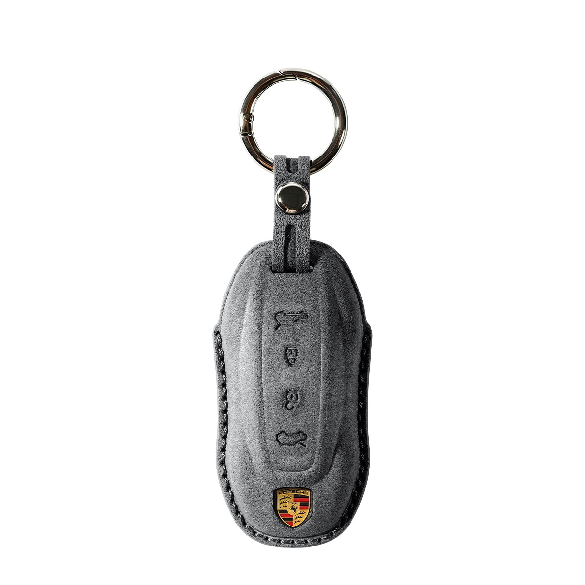 Porsche Alcantara suede key fob cover